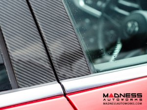 Alfa Romeo Stelvio Exterior Door Pillars - Carbon Fiber - 6pc Set